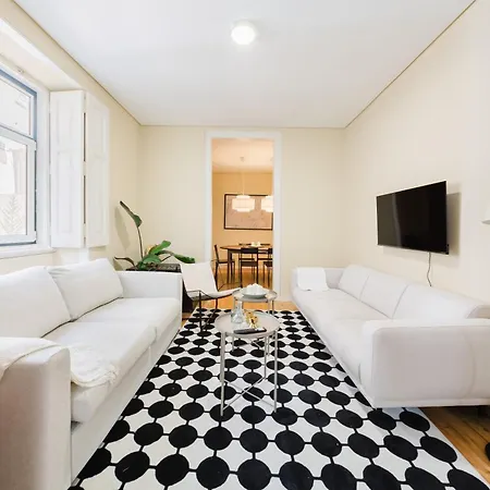 & Spacious 4 1 Bed Apartment Lisbon
